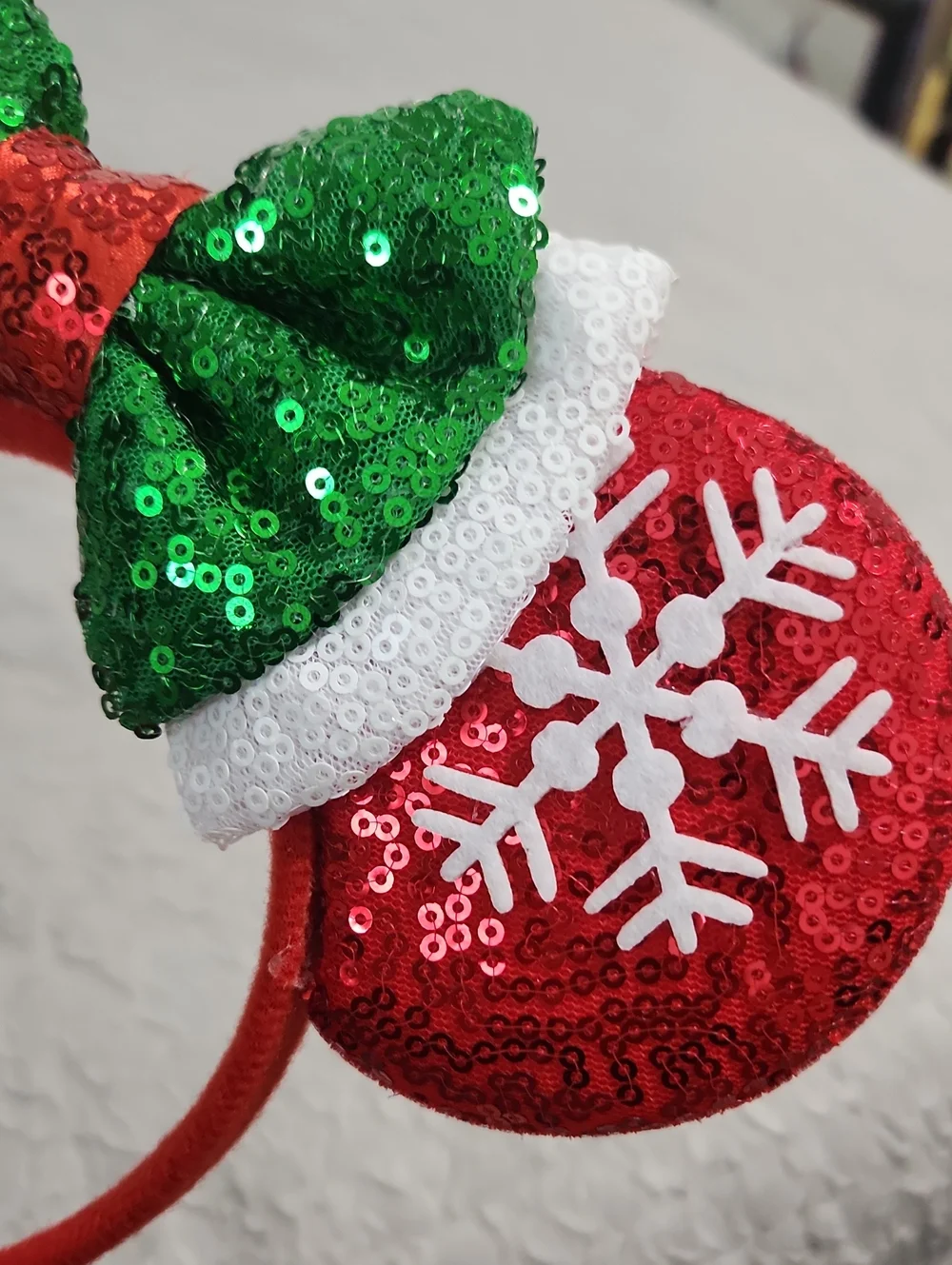 Holiday Kids Sequin Minnie Ear Headband